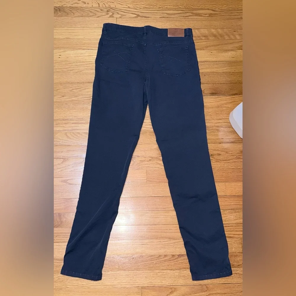 BRUNELLO CUCINELLI Blue Cotton Mens Dress Pants 50 - Picture 2 of 9